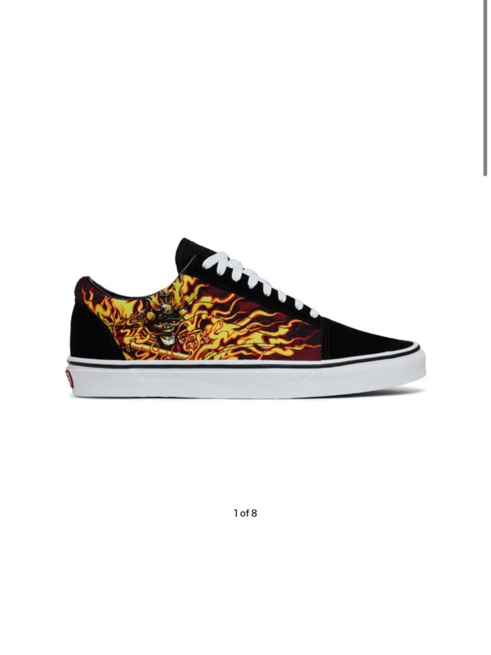 Old Skool flame vans samurai rising graphic - Picture 3 of 10